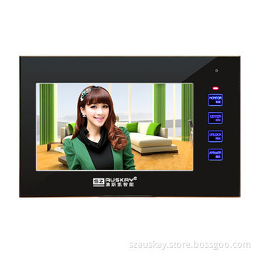 Video Doorphones, 7-inch TFT Screen, Buttons and Touch the Keys for your Option